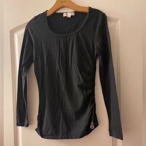 Michael Kors Black Long Sleeve Top